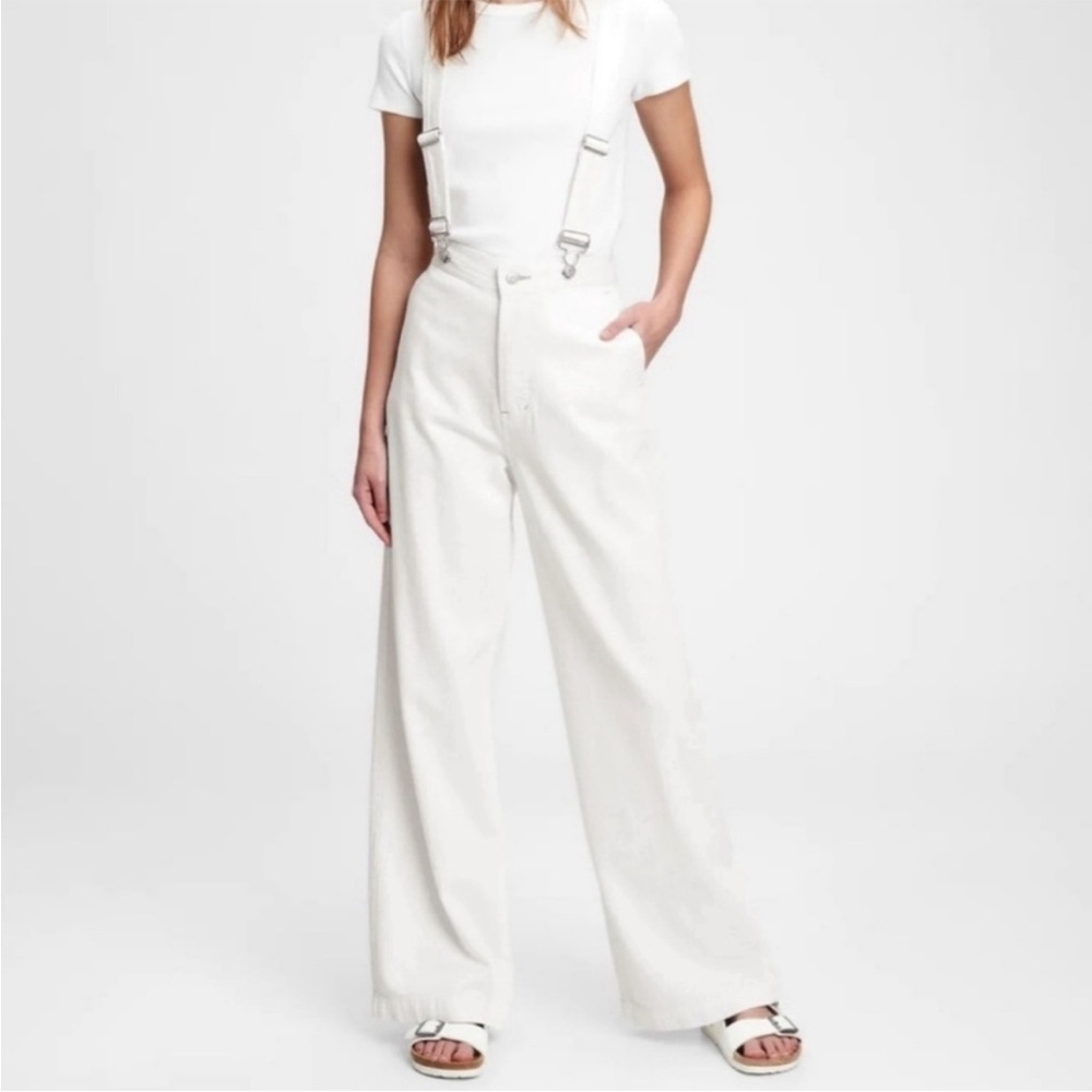 Gap Wide Leg Overalls NWT